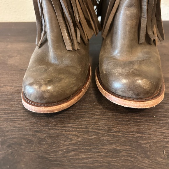 Vintage Matisse Fringe Leather Boots - Picture 3 of 8
